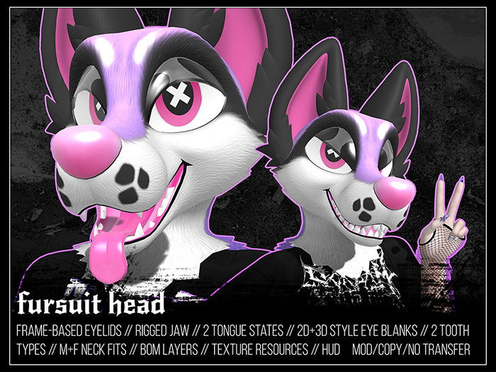 [M.O.R] fursuit head