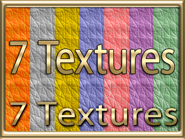 Zoy Texture [ Classic Leather Wave Seamless 02 ] 7 Textures