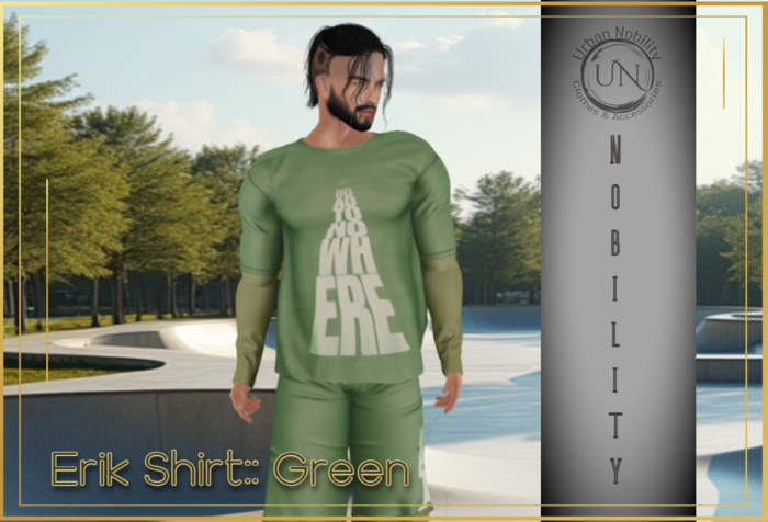 **UN** Erik Shirt ::Green