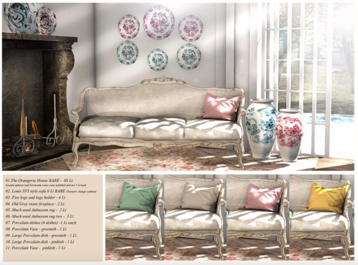 Concept | Bordeaux | 02. Louis XVI style sofa - RARE
