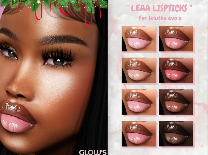 GLOW'S-LEAA LIPSTICK COLLECTION  EVO X