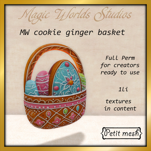 MW  cookie  ginger basket