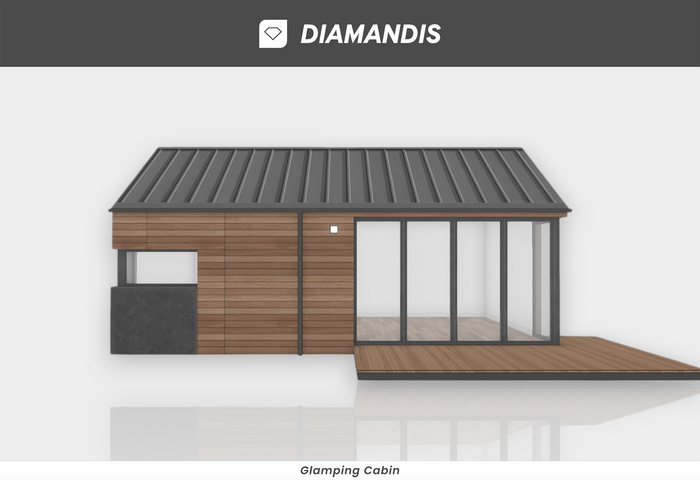 Diamandis | Glamping Cabin (Modern Cabin)