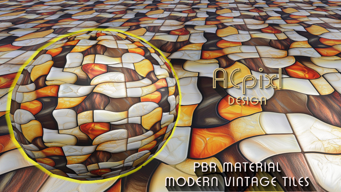 Modern Vintage Tile Material