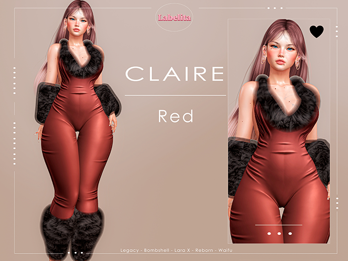 [LABELITA] Claire Bodysuit Red