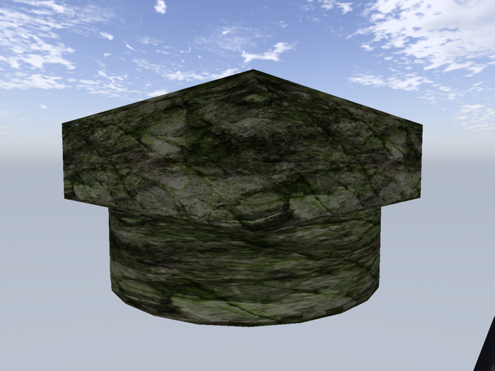 Cave the Den Mossy Rock materials boxed