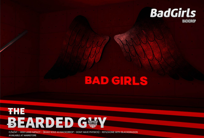 Bad Girls Backdrop - The Bearded Guy
