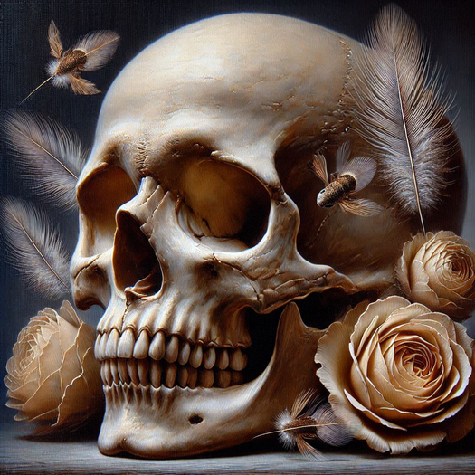 MyStory Finished Canvas - Skull