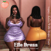 Peechy. Elle Dress - Black 