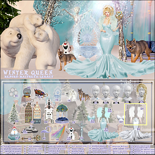24 - WINTER QUEEN - WHITE FUR