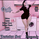 {Oath} Jasmine Set Burgundy