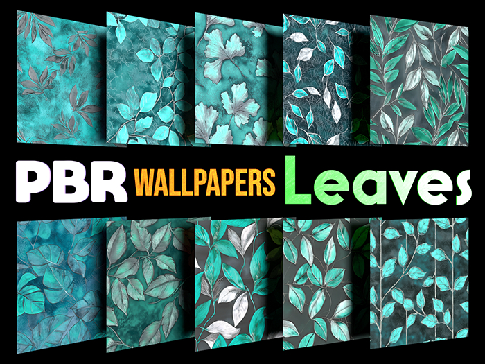 EA Design ♦ PBR - Wallpapers - Leaves - Set 01