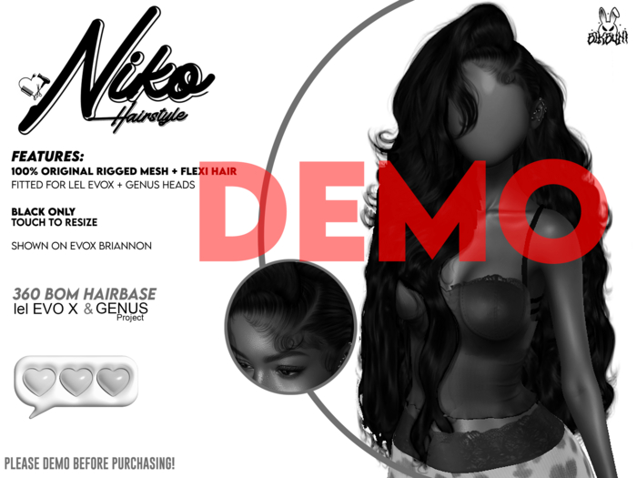 BLKBUNI: Niko Hairstyle [DEMO]