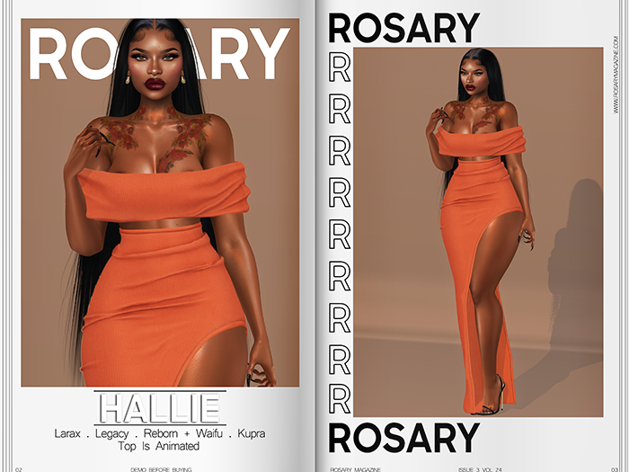 Rosary. Hallie . Orange