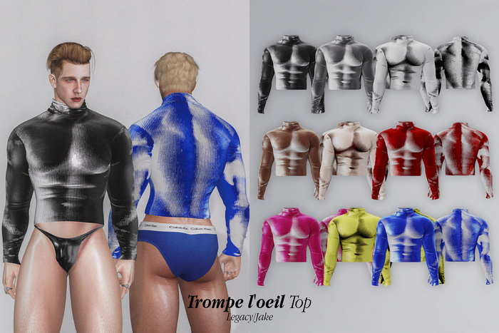 KLN SZN - Muscle Trompe l'oeil Top Fatpack