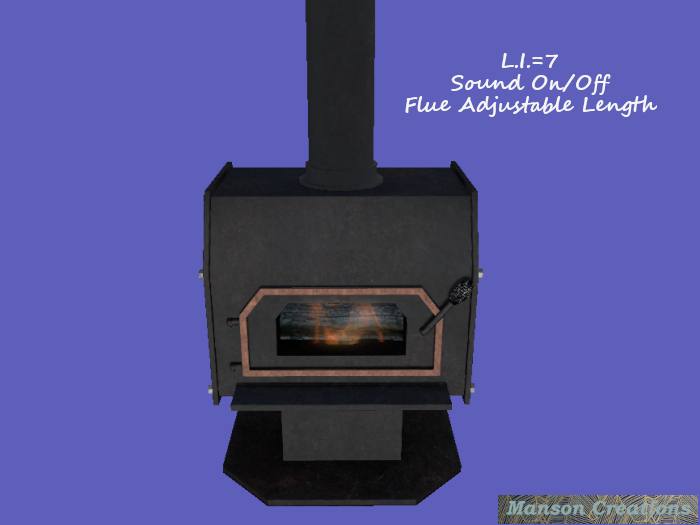 Metal Log Fire
