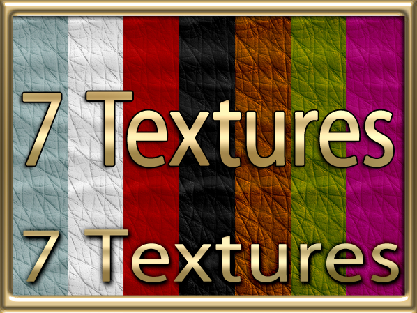 Zoy Texture [ Classic Leather Wave Seamless 03 ] 7 Textures