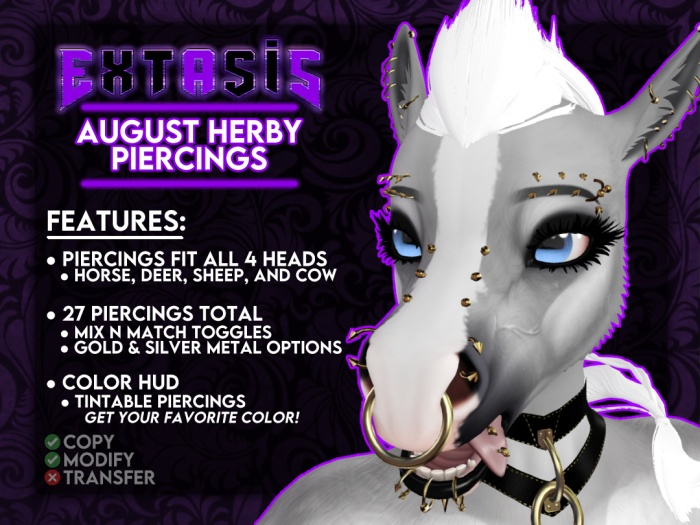 ~ExtAsiS~ Aug Herby Piercings