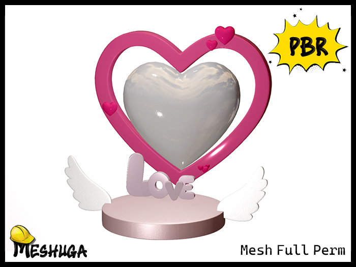 Meshuga PBR Valentines Backdrop FULL PERM MESH