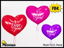 Meshuga PBR Valentines Heart Balloon FULL PERM MESH