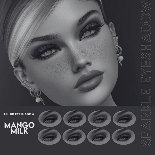 Mango Milk  Sparkle HD Eyeshadow DEMO