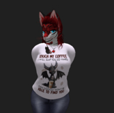 ~RKK~ Googledragon 3/4 sleeve shirt Maitreya