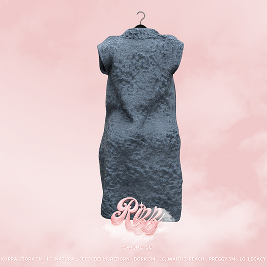 "RIZZ" X "SIMONE" COAT - SKY