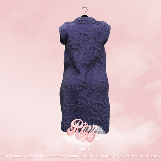 "RIZZ" X "SIMONE" COAT - NAVY