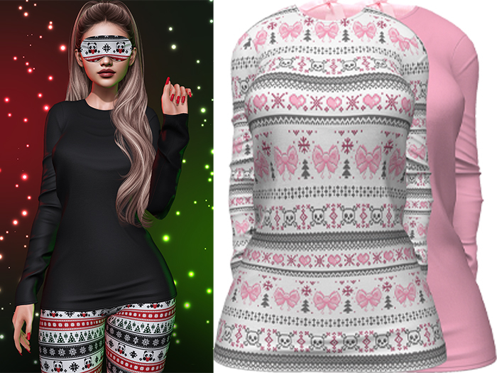 Joy Pajama Shirt [Christmas Cute] - Maitreya LaraX • PetiteX • eBody Reborn