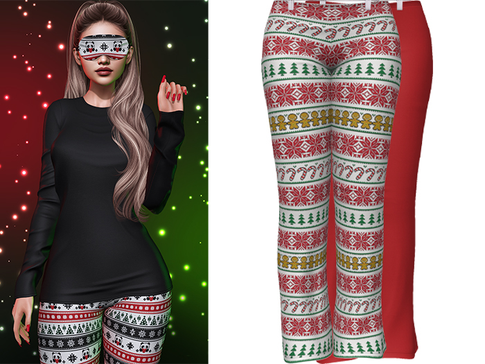 Joy Pajama Pants [Christmas Sweets] - Maitreya LaraX • PetiteX • eBody Reborn