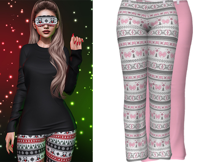 Joy Pajama Pants [Christmas Cute] - Maitreya LaraX • PetiteX • eBody Reborn