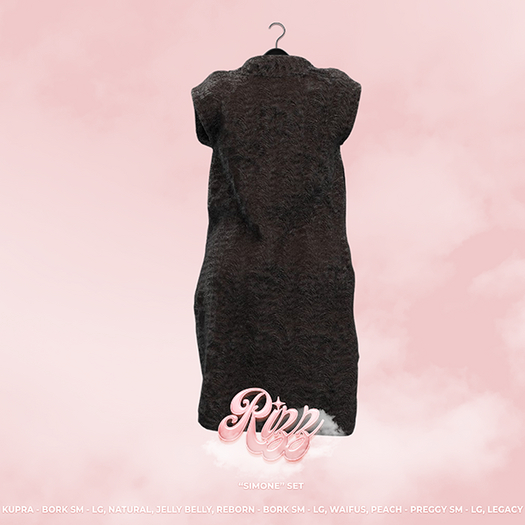 "RIZZ" X "SIMONE" COAT - CHOCOLATE