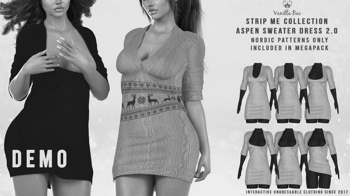 *Vanilla Bae* Aspen Dress 2.0: Demo Pack (Add Me)
