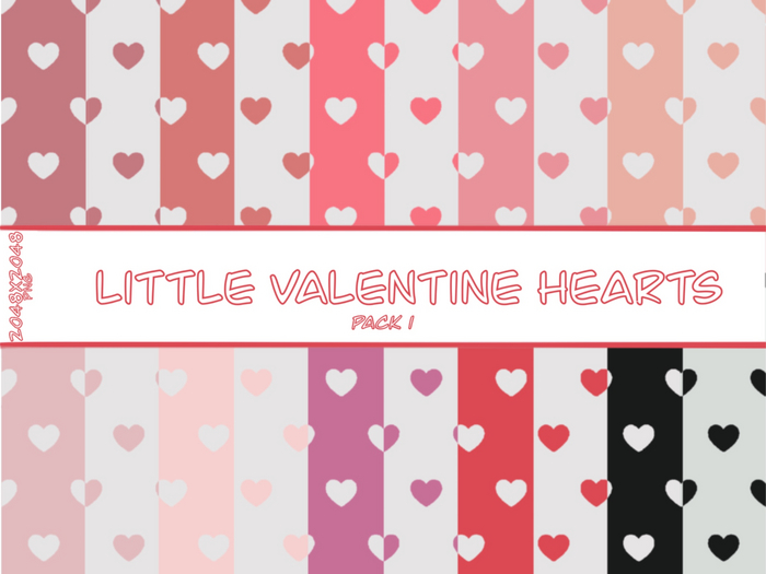 Little Valentine Hearts ❥ PACK1