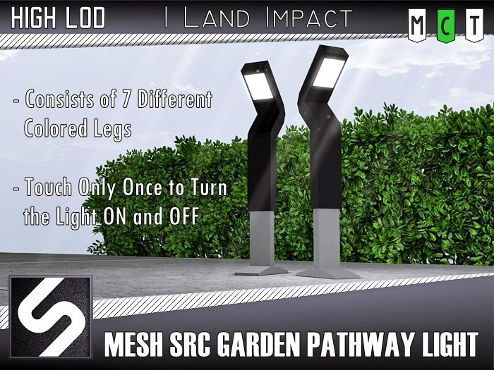 [SARAC BW] Mesh SRC Garden Pathway Light
