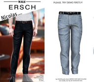 ERSCH - Nicolas Pants -blue denim-