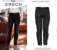 ERSCH - Nicolas Pants -black mesh-