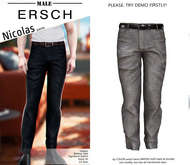 ERSCH - Nicolas Pants -white mesh-