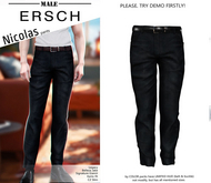ERSCH - Nicolas Pants -black-