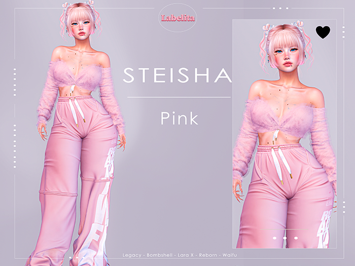 [LABELITA] Steisha Outfit Pink