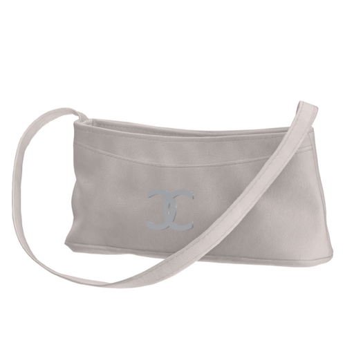 WHITE-CC Hand Held Purse (ADD)