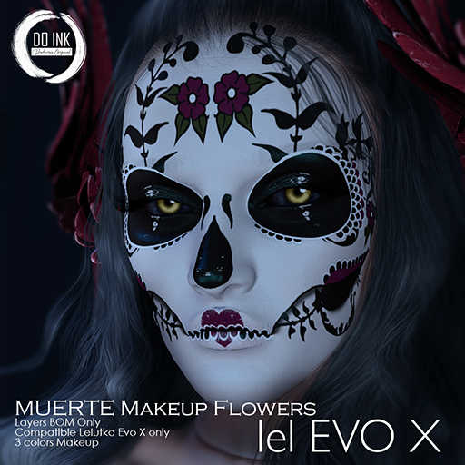 DO INK MUERTE FLOWER MAKEUP
