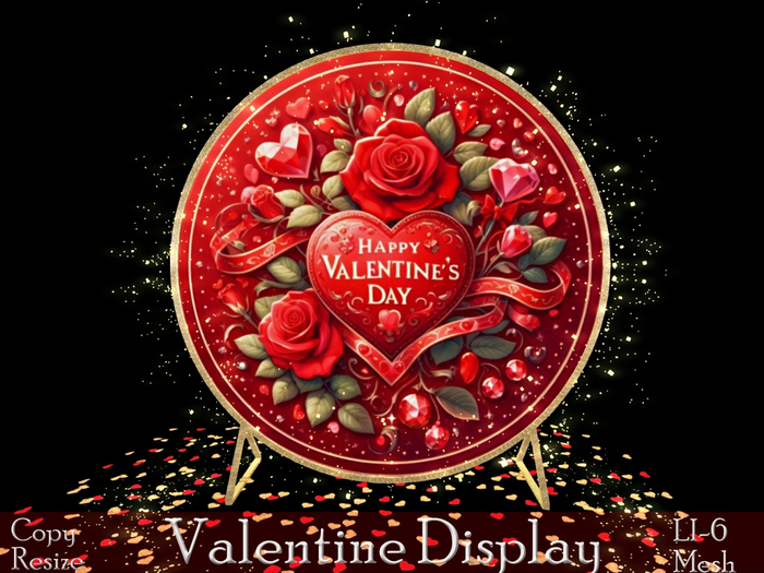 Red Happy Valetine Display