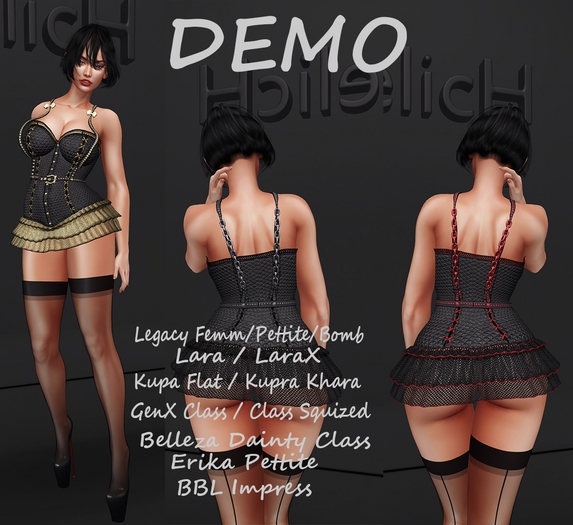 HrelicHDesign Corset dress DEMO
