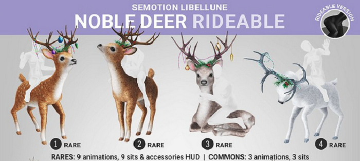 3. SEmotion Libellune Noble Deer Rideable RARE
