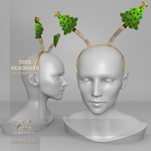 !Lyrical B!zarre Templates! - Tree Headband MESH FP