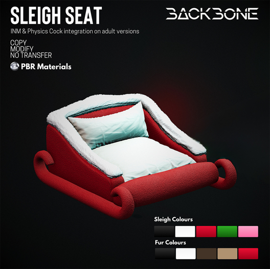 BackBone Sleigh Seat - PG
