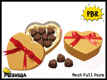 Meshuga PBR Valentines Heart Shaped Chocolates Box FULL PERM MESH