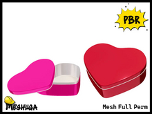 Meshuga PBR Valentines Heart Tin Box FULL PERM MESH