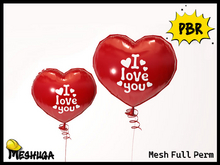 Meshuga PBR Valentines I Love You Balloon FULL PERM MESH